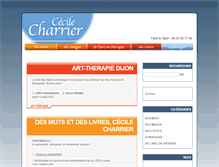 Tablet Screenshot of cecilecharrier.com